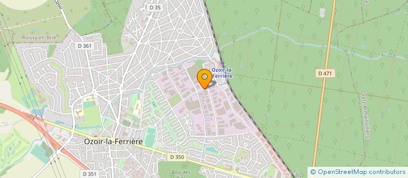 localisation de l'entreprise ART'GENCEMENT à OZOIR-LA-FERRIERE