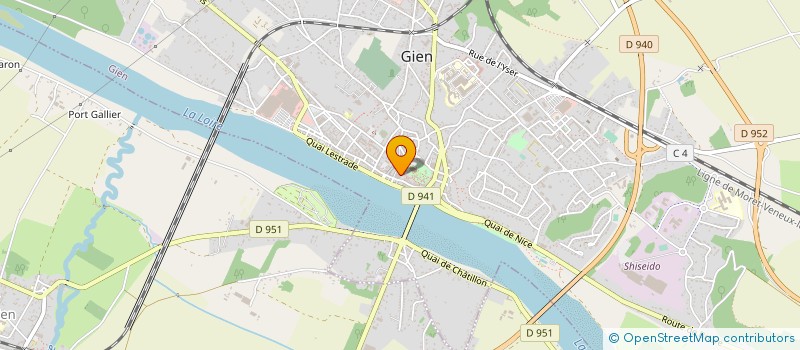 localisation de l'entreprise ART GIEN à GIEN