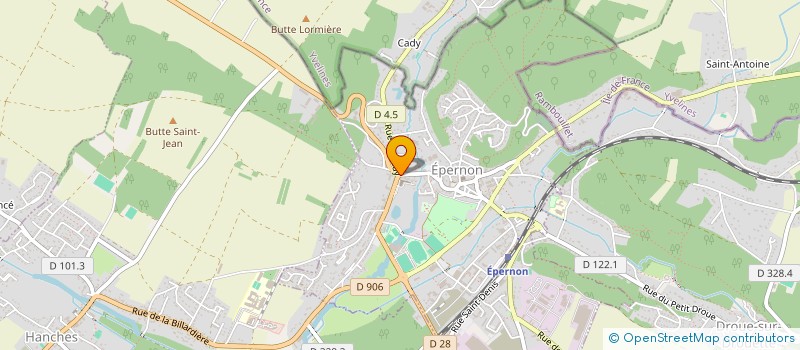 localisation de l'entreprise ART & GOURMANDISES à EPERNON