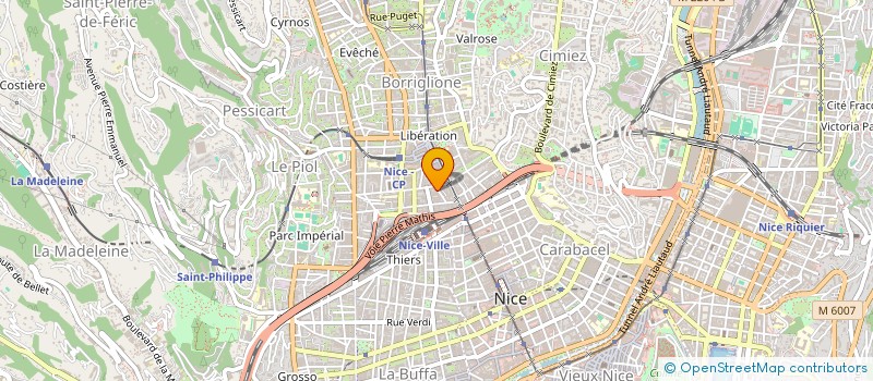 localisation de l'entreprise ART GRAPHIQUE ET IMPRESSION à NICE