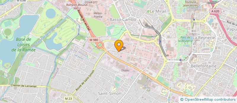 localisation de l'entreprise ART GRAPHIQUE ROUGE ET OR à TOULOUSE