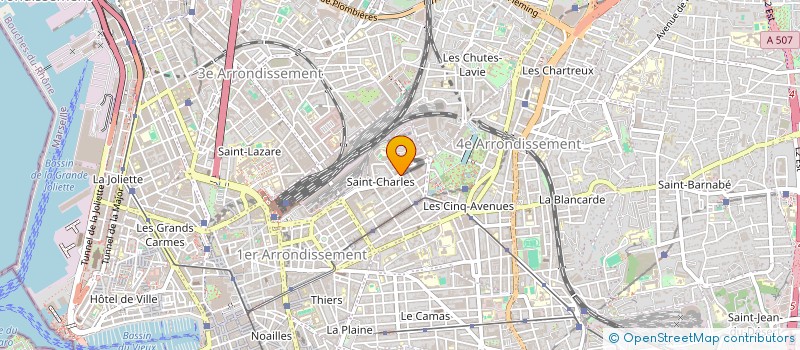 localisation de l'entreprise ART GRAPHIQUE SERVICES à MARSEILLE