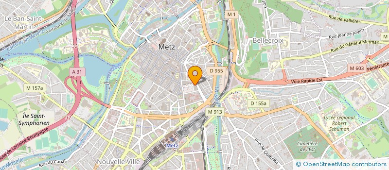 localisation de l'entreprise ART GRAPHIQUE SYSTEMES à METZ