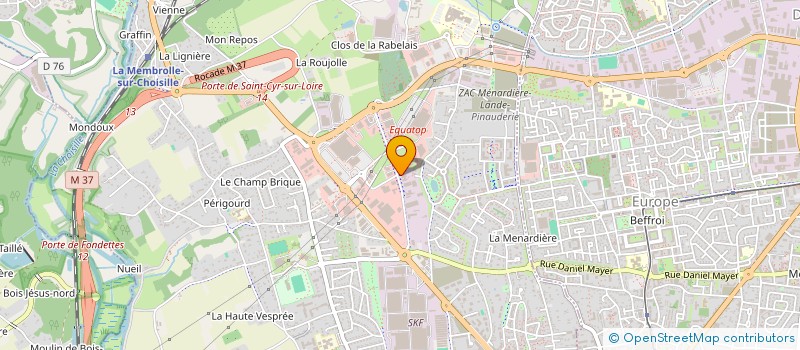 localisation de l'entreprise ART GRAVURE  TOURS