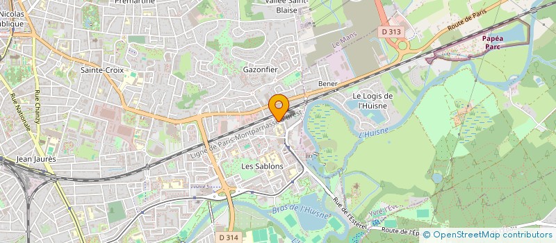 localisation de l'entreprise ART GRAVURE PUBLICITE  LE MANS