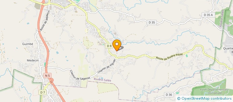 localisation de l'entreprise ART'HOME  RIVIERE SALEE