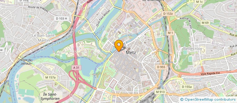 localisation de l'entreprise ART' HOME FLORAL  METZ