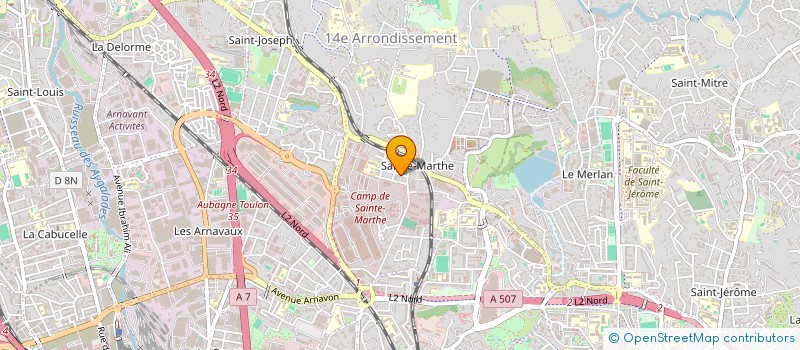 localisation de l'entreprise ART'HOME SERVICES  MARSEILLE