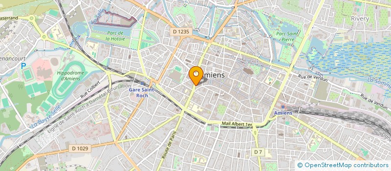 localisation de l'entreprise ART.I.S.  AMIENS