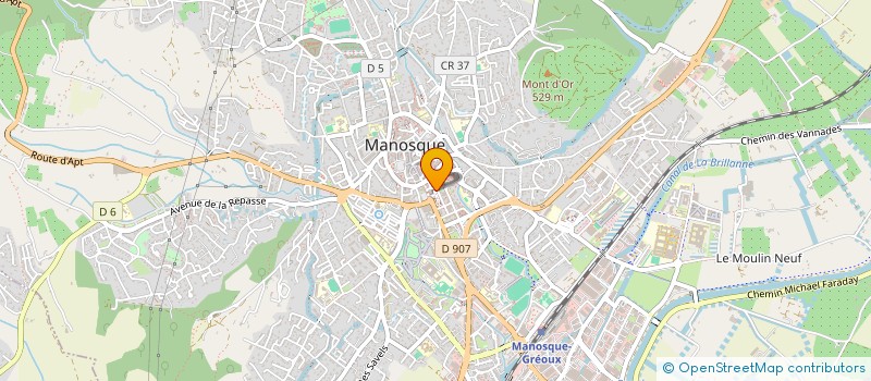 localisation de l'entreprise ART-I-TECHABITAT à MANOSQUE