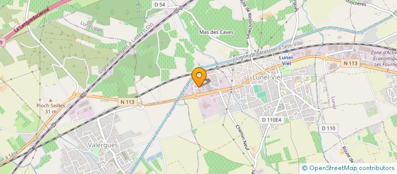 localisation de l'entreprise ART-IDEE à LUNEL-VIEL