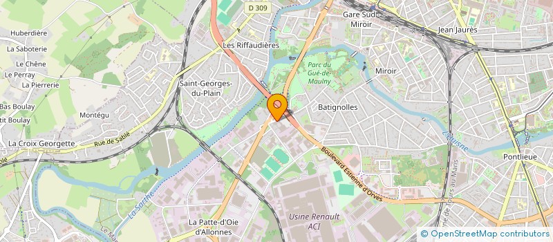 localisation de l'entreprise ART'IM 27  LE MANS