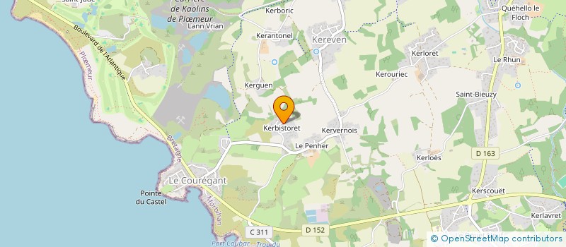 localisation de l'entreprise ART'IMAG'IN à PLOEMEUR