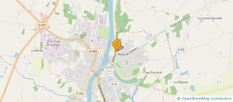 localisation de l'entreprise ART IMAGE  CONFOLENS