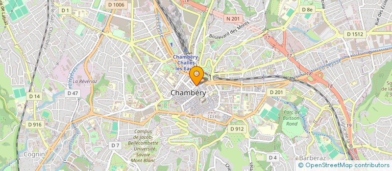 localisation de l'entreprise ART IMAGE PHOTOS à CHAMBERY