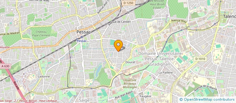 localisation de l'entreprise ART IMMO  PESSAC