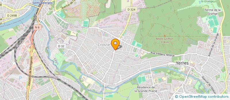 localisation de l'entreprise ART-IMMO  CROSNE