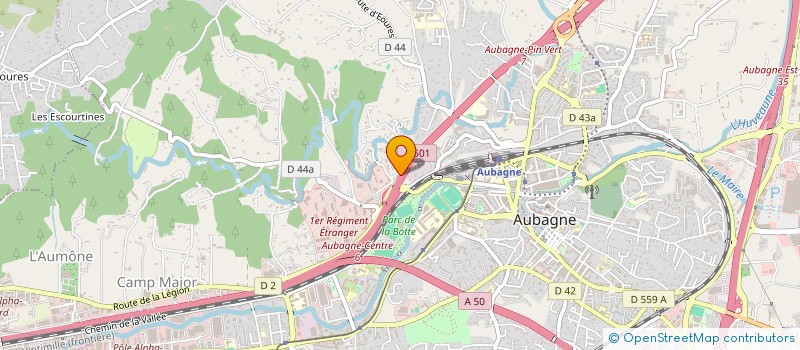 localisation de l'entreprise ART IMMO PROM à AUBAGNE