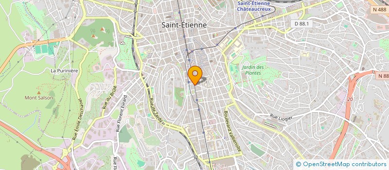 localisation de l'entreprise ART IN ONE  SAINT-ETIENNE