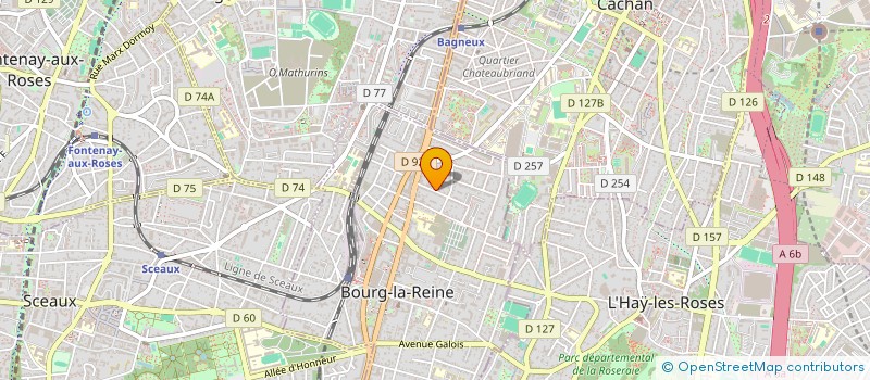 localisation de l'entreprise ART INEDIT à BOURG-LA-REINE