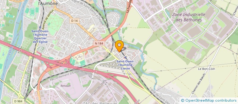 localisation de l'entreprise ART INFLUENCES à SAINT-OUEN-L'AUMONE