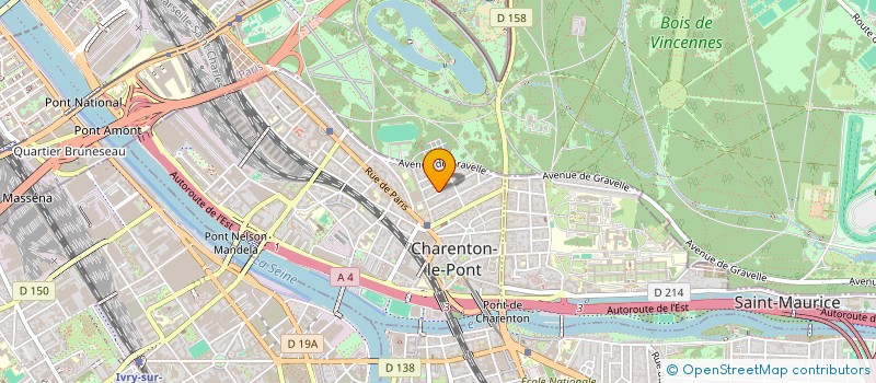 localisation de l'entreprise ART INITIATIVE RECHERCHE ECHANGE  CHARENTON-LE-PONT