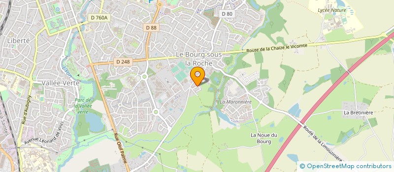 localisation de l'entreprise ART INTEMPOREL ET UNIVERS'AILES à LA ROCHE-SUR-YON