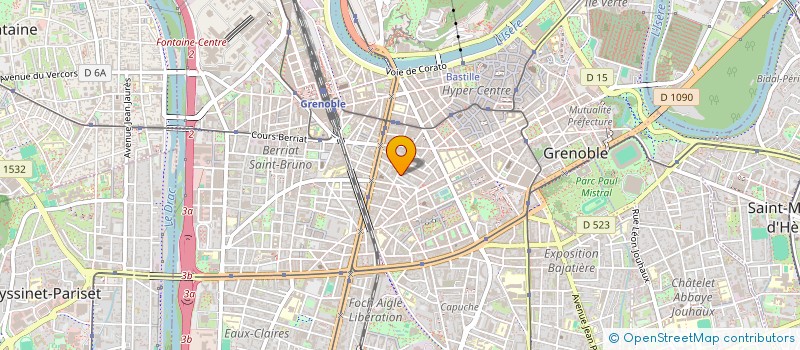 localisation de l'entreprise ART INVEST à GRENOBLE