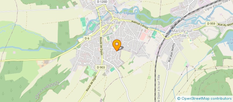 localisation de l'entreprise ART IS à IS-SUR-TILLE