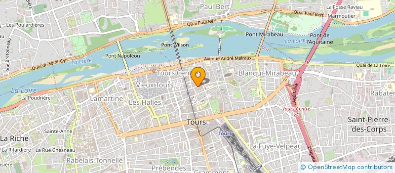 localisation de l'entreprise ART'JANE INVESTISSEMENT  TOURS