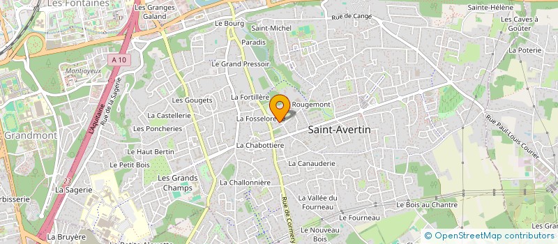 localisation de l'entreprise ART-JARDIN à SAINT-AVERTIN