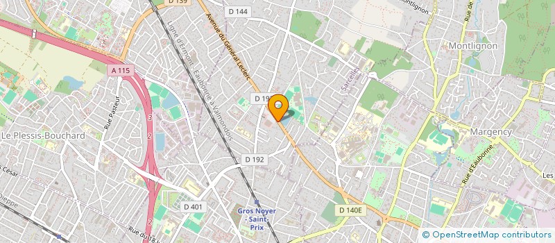 localisation de l'entreprise ART JARDIN à SAINT-PRIX