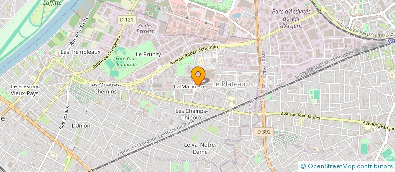 localisation de l'entreprise ART JOINTS  SARTROUVILLE