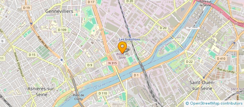 localisation de l'entreprise ART JUNC FRANCE à ASNIERES-SUR-SEINE
