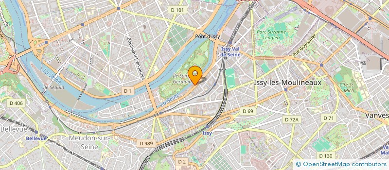 localisation de l'entreprise ART-K-COMPAGNIE à ISSY-LES-MOULINEAUX