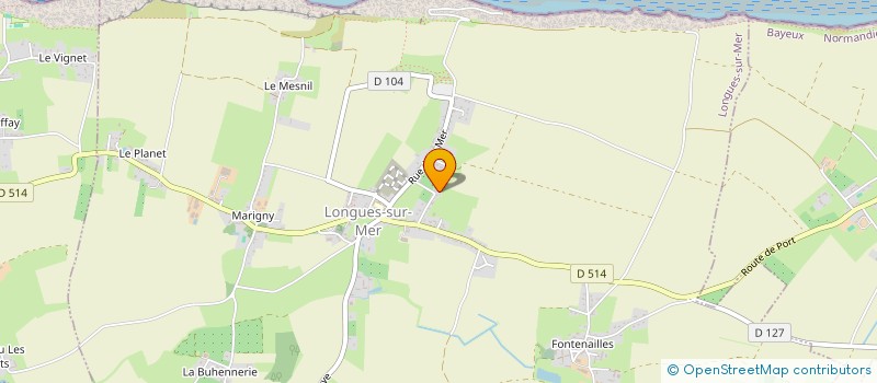 localisation de l'entreprise ART K - FE SARL à MONCEAUX-EN-BESSIN