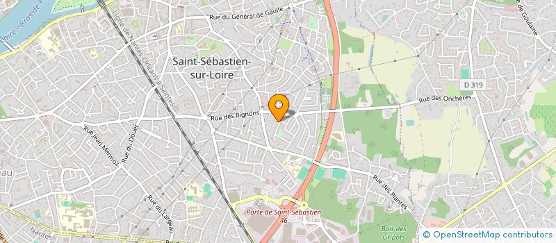 localisation de l'entreprise ART KAN CIEL à SAINT-SEBASTIEN-SUR-LOIRE