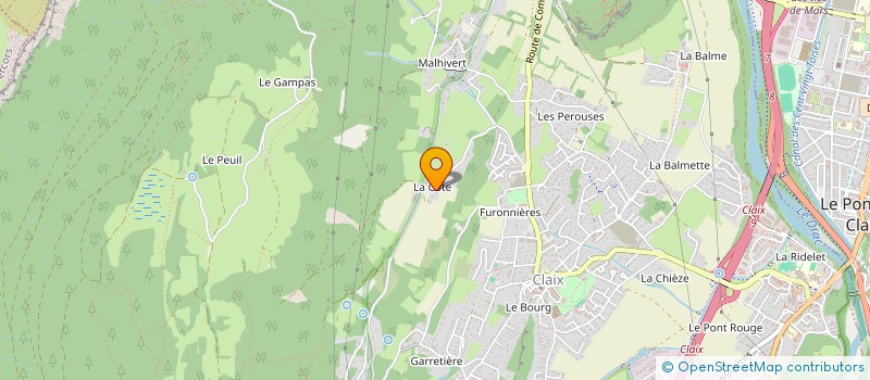 localisation de l'entreprise ART'KEBIA  CLAIX