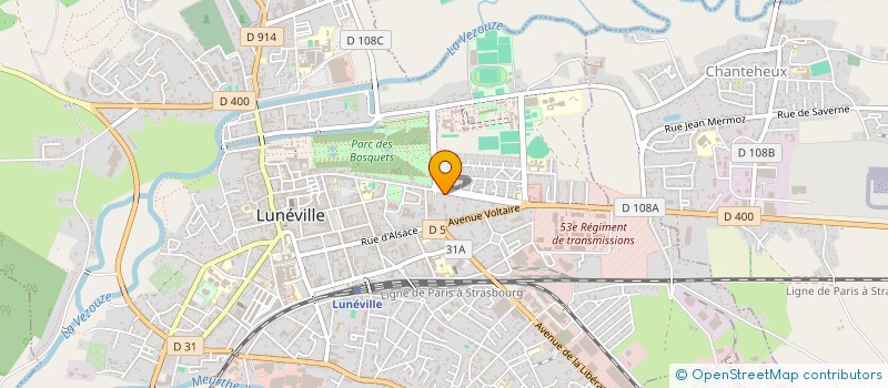 localisation de l'entreprise ART KOL  LUNEVILLE