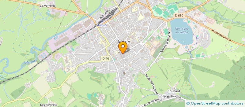localisation de l'entreprise ART'LAB à AUTUN