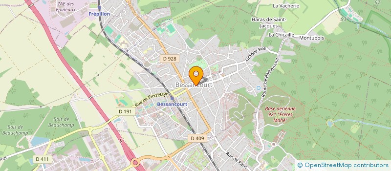 localisation de l'entreprise ART LAB  BESSANCOURT