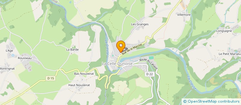 localisation de l'entreprise ART'LEIDOSCOPE à LA CELLE-DUNOISE