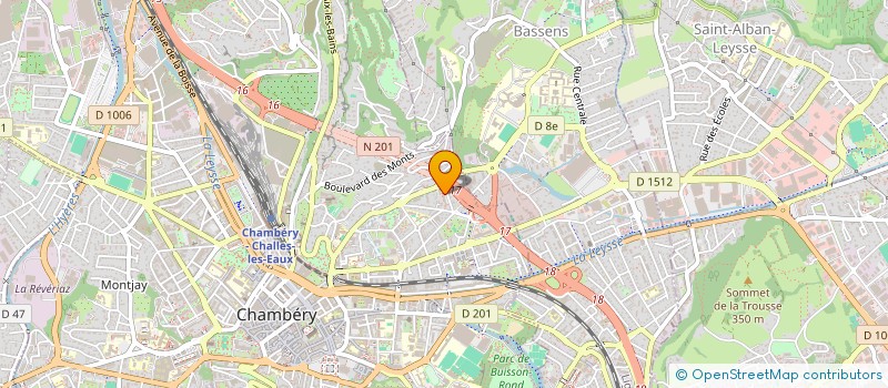 localisation de l'entreprise ART-LEM COMPAGNIE  CHAMBERY