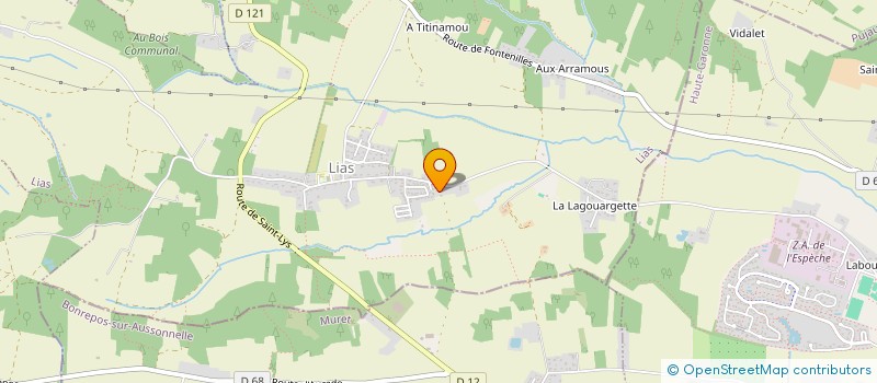 localisation de l'entreprise ART & LIAS à LIAS