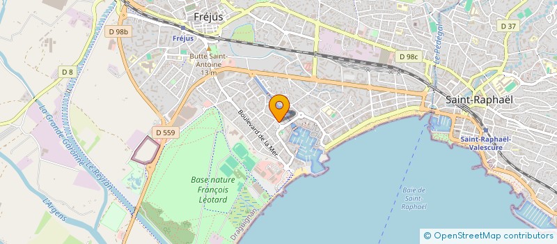 localisation de l'entreprise ART LIFE MEDIA à FREJUS
