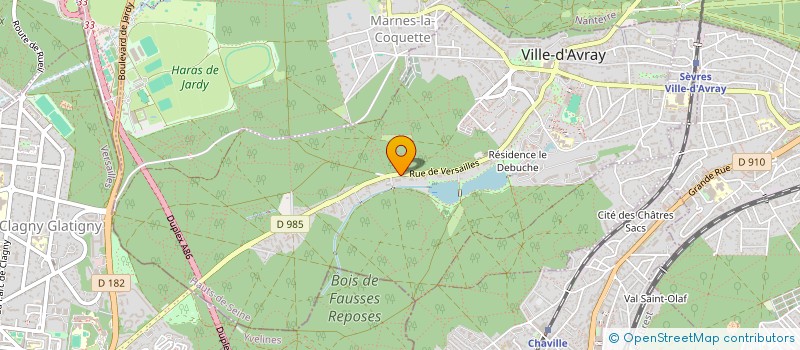 localisation de l'entreprise ART LUDIQUE  VILLE-D'AVRAY