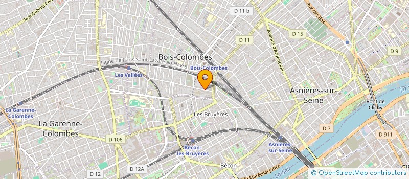 localisation de l'entreprise ART MAISON  BOIS-COLOMBES