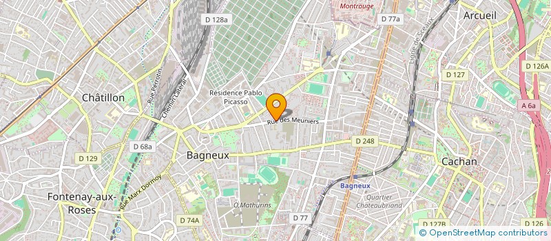 localisation de l'entreprise ART MATURE à BAGNEUX