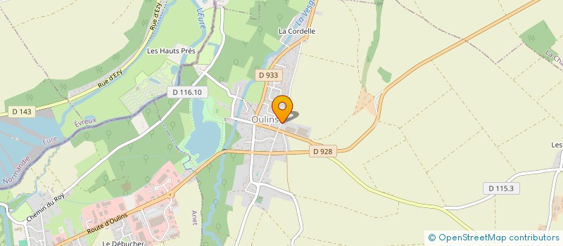 localisation de l'entreprise ART MBTP à SAUSSAY