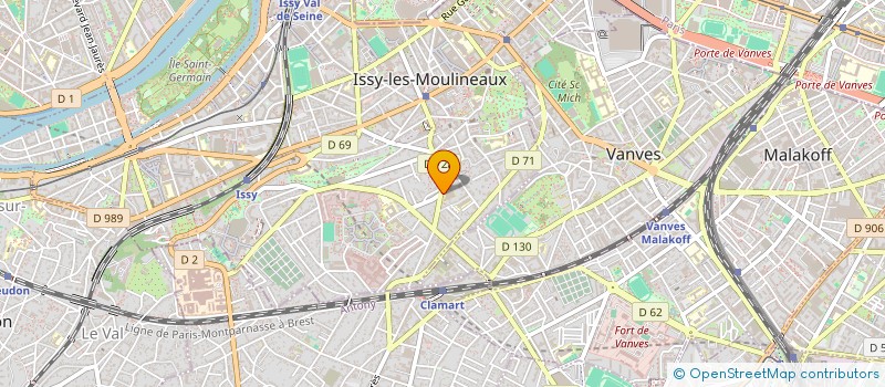 localisation de l'entreprise ART MD CONSTRUCTIONS à ISSY-LES-MOULINEAUX